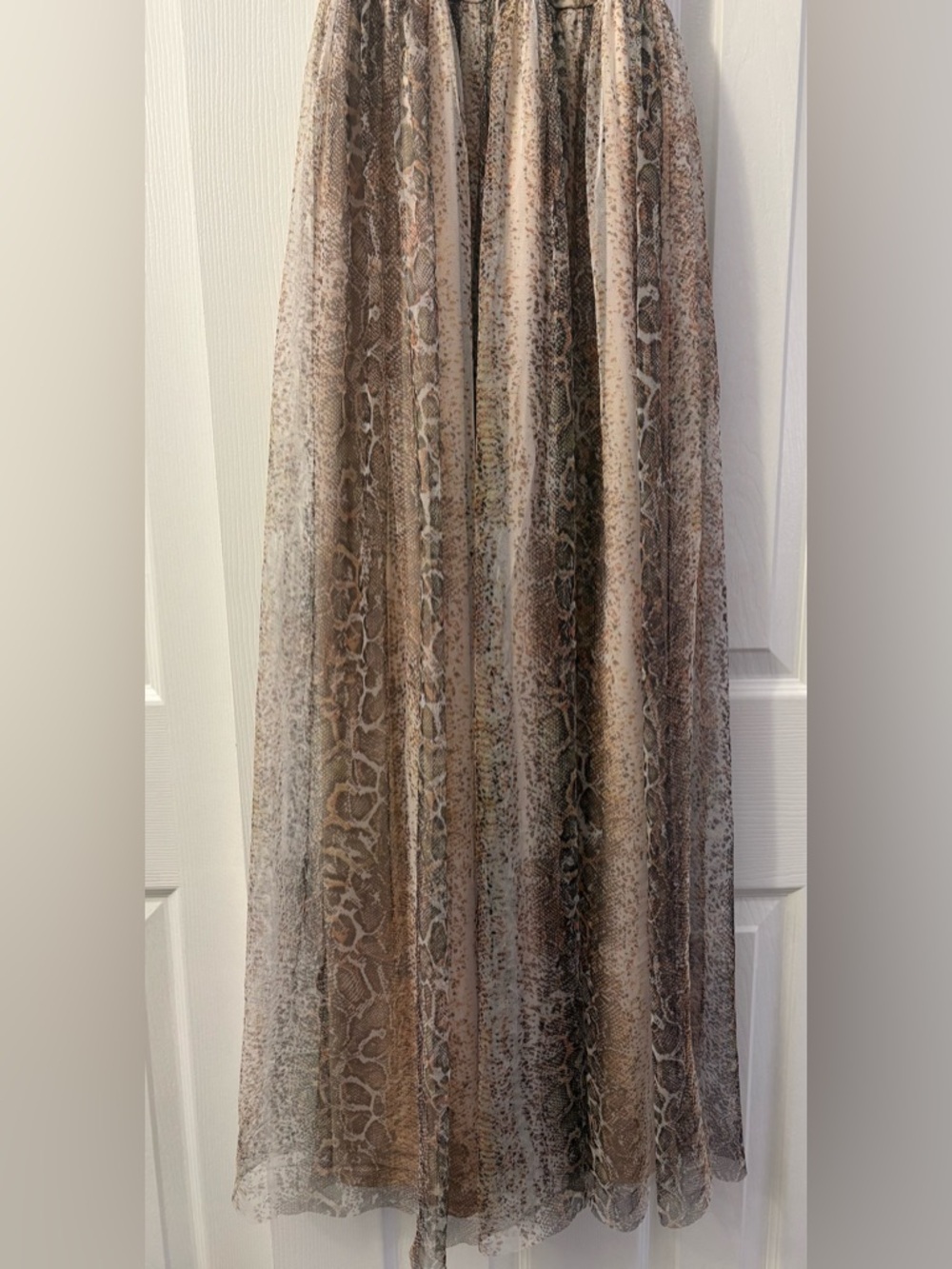 Candalite Snake-Print Maxi Dress Size Small (seems to run big - check listing) - Picture 3 of 12